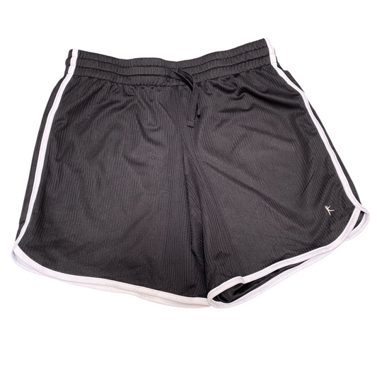 Danskin Now Running Sprinter Shorts Womens Small Black Elastic Waist Drawstring