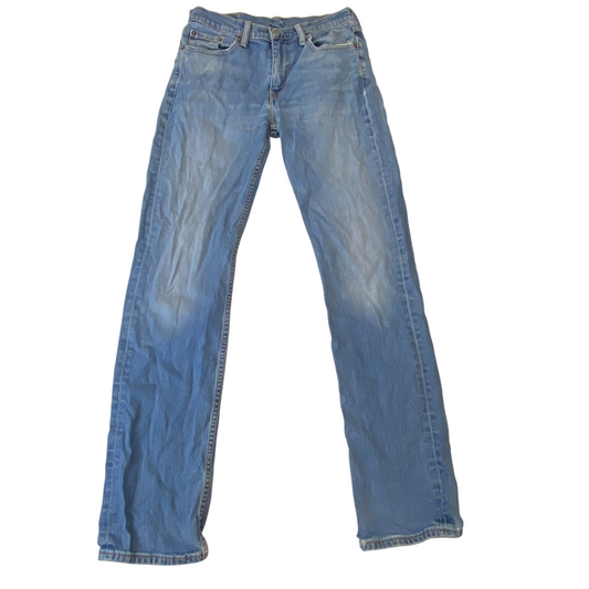 Levi's Jeans Mens Medium Blue Denim Slim Straight Fit 5 Pocket Design Outdoor