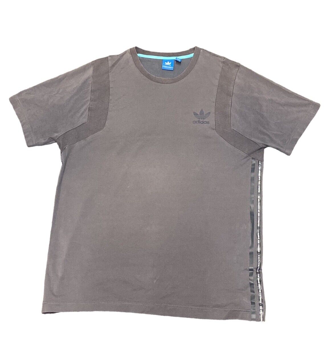 Adidas Originals T-Shirt Grey Mens XL Chest Logo