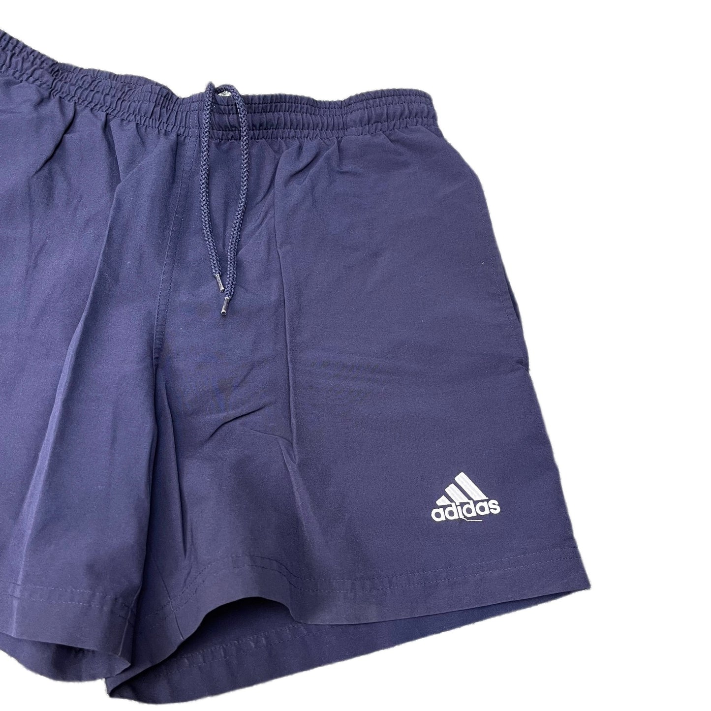 Adidas Soccer Shorts Mens Large 30" Waist Navy Athletic Gym Training Drawstring
