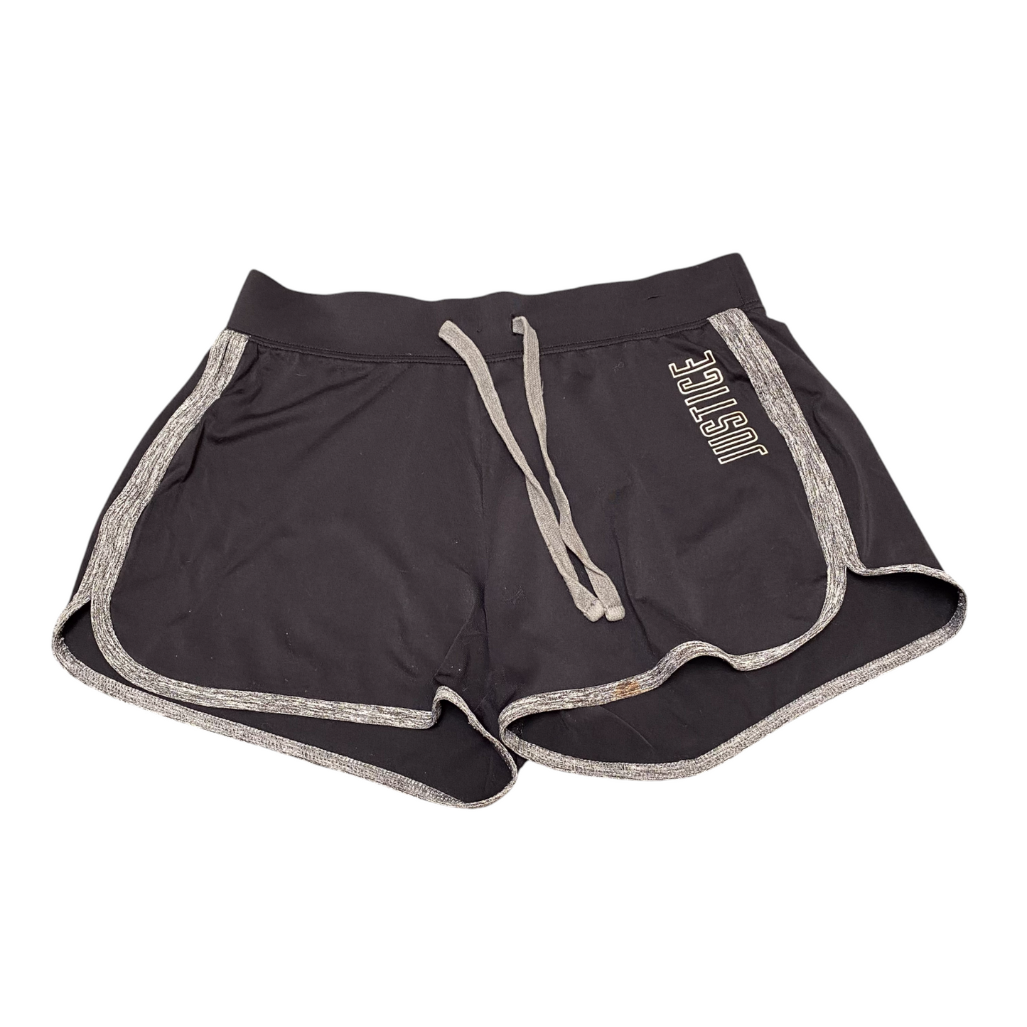 Running Sprinter Shorts Girls 26W Black Drawstring Waist Athletic Dolphin Hem