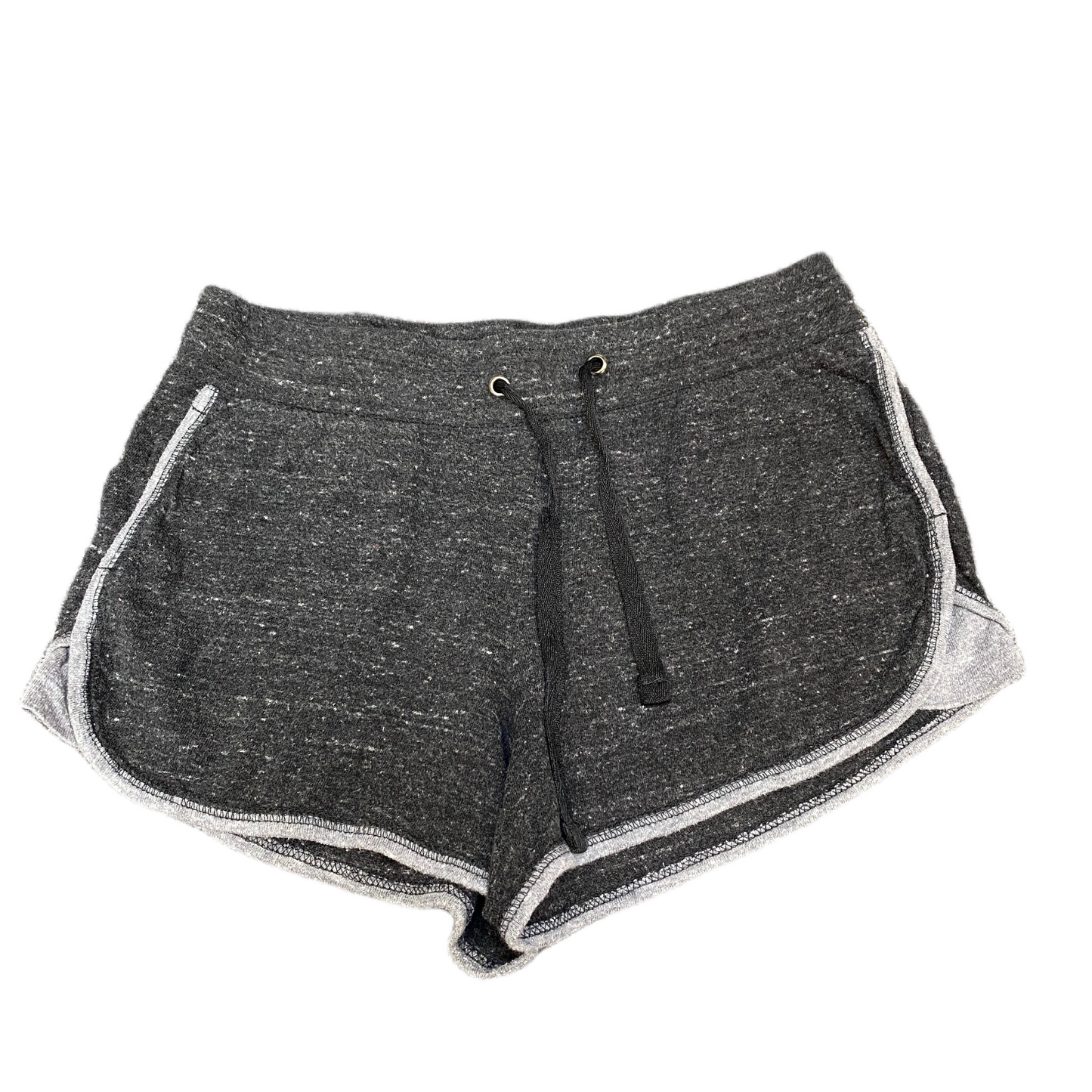 Running Sprinter Shorts Women M 29" Waist Black Athletic Workout Gym Dolphin Hem