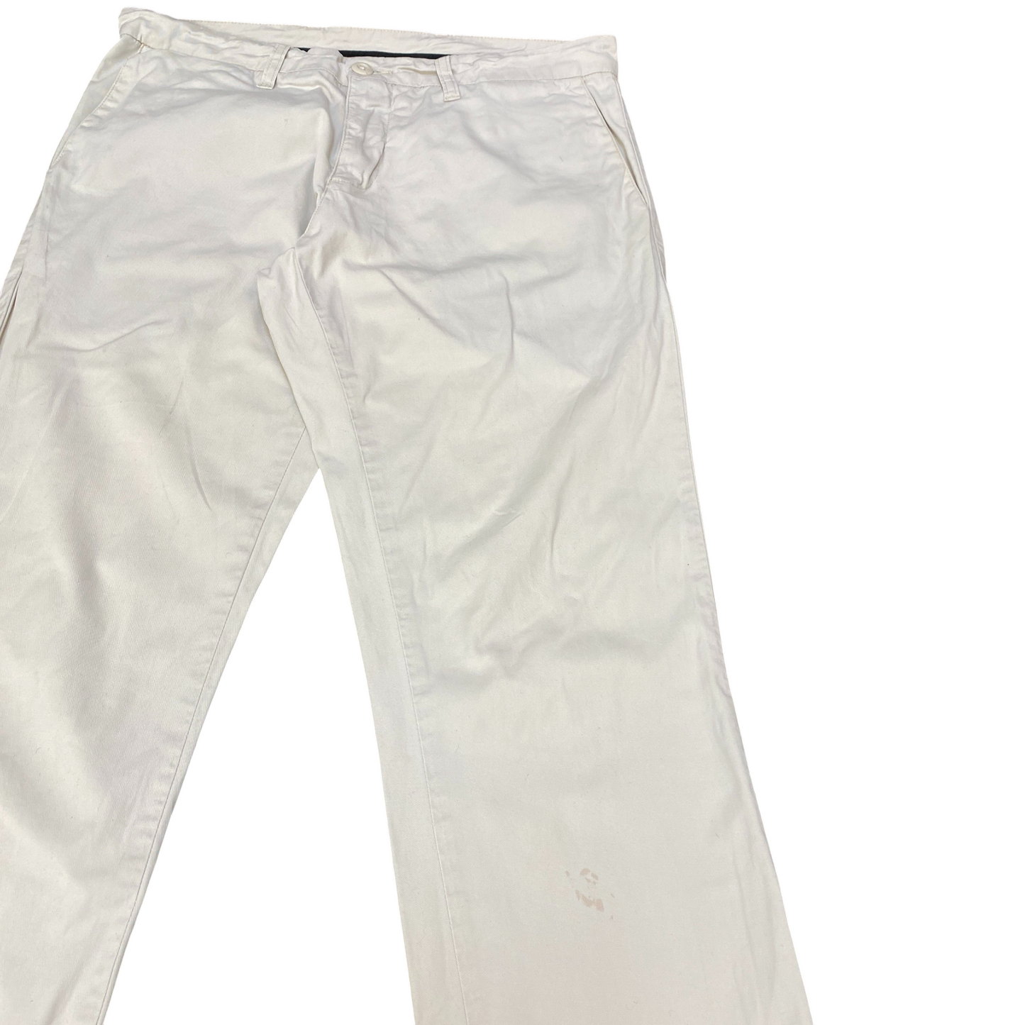 Carhartt Sid Pants Mens 33" Waist White Canvas Twill Carpenter Grunge Straight