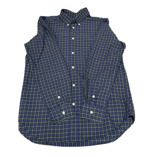 Ralph Lauren Shirt Mens XL Multi Plaid Regular Fit Pony Logo Collar Button Down
