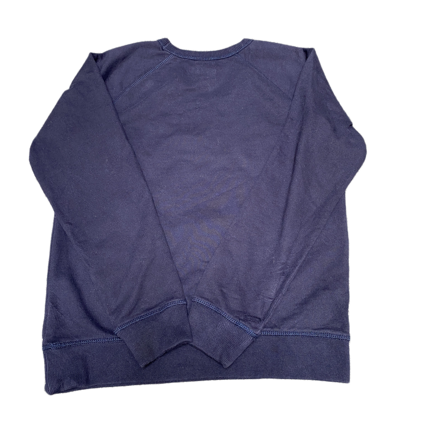 Gap Sweatshirt Boys XS Navy White Graphic Logo Long Sleeve Crew Neck Pullover
