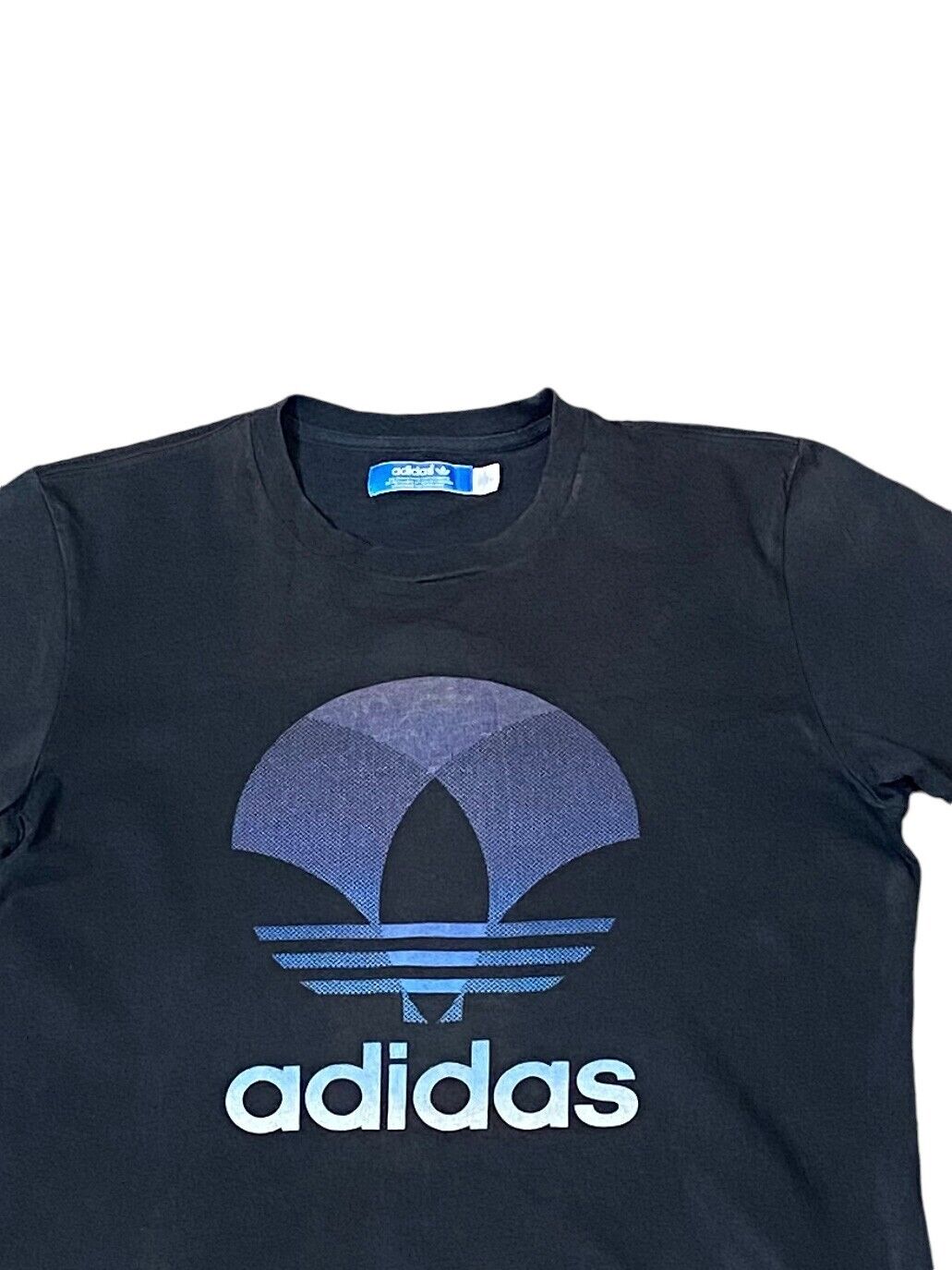 Adidas Originals T-Shirt Men's Small Black Casual Sportswear Cotton Crew Neck