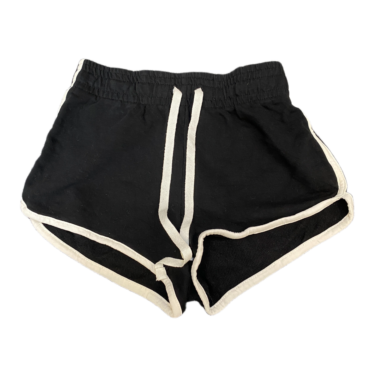 Running Sprinter Shorts Womens S 23" Waist Black Athletic Gym Workout