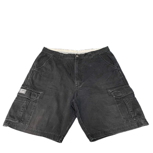 Wrangler Cargo Shorts Fits as Mens XL 37" Waist Black Utility Hiking Outdoor