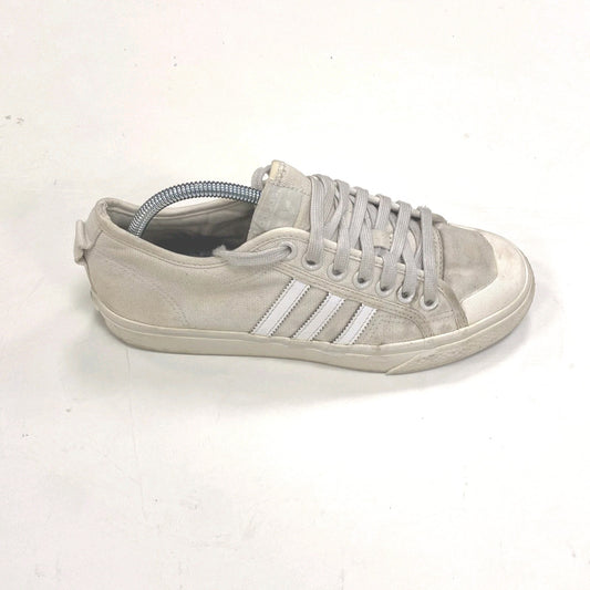 adidas 3 Stripes Trainers Sneakers Men's UK 6.5 Grey Lace Up