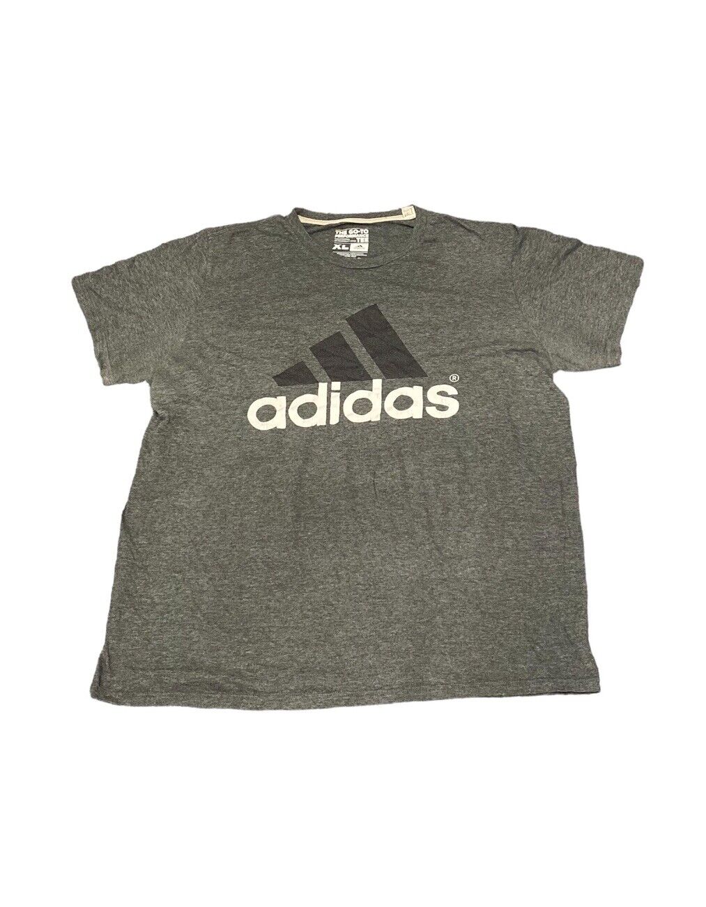 Adidas T-Shirt Grey Mens XL Chest Logo