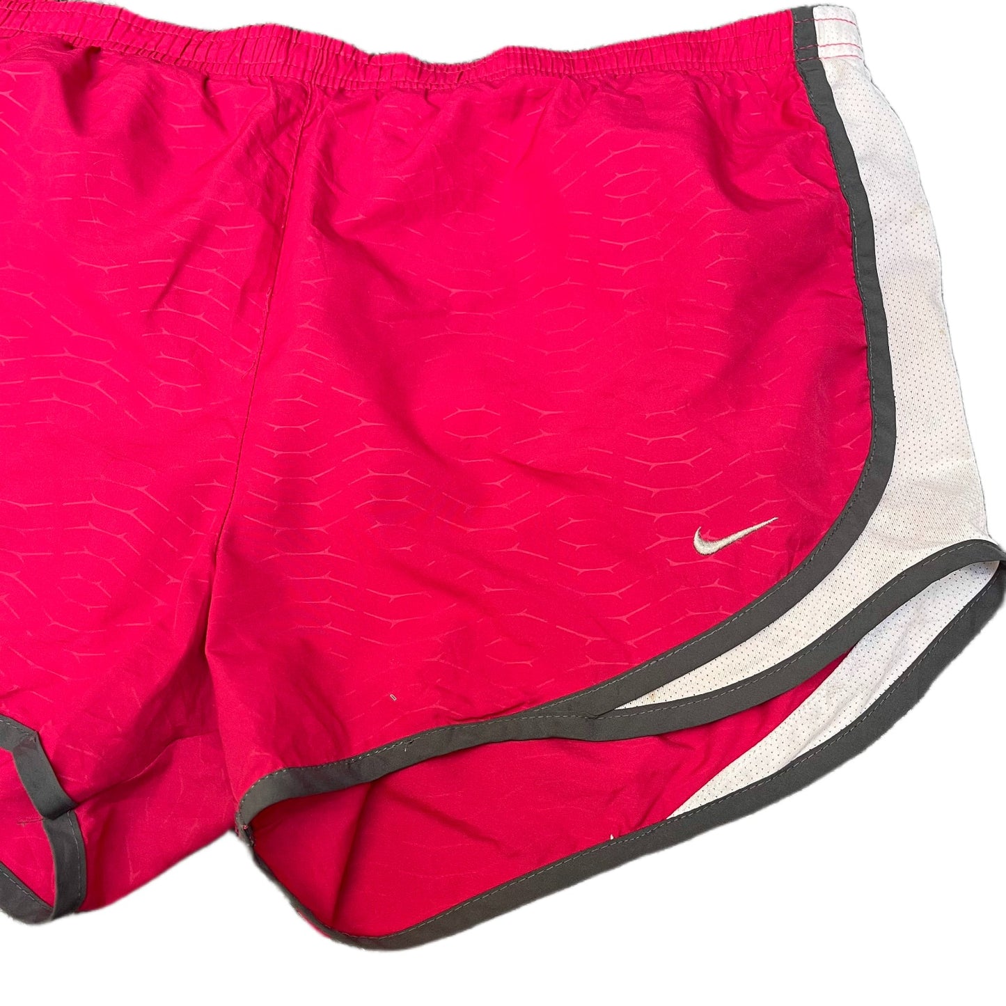 Nike Dri-FIT Tempo Running Shorts Womens 2XL 36" Waist Red Lined Mesh Panels