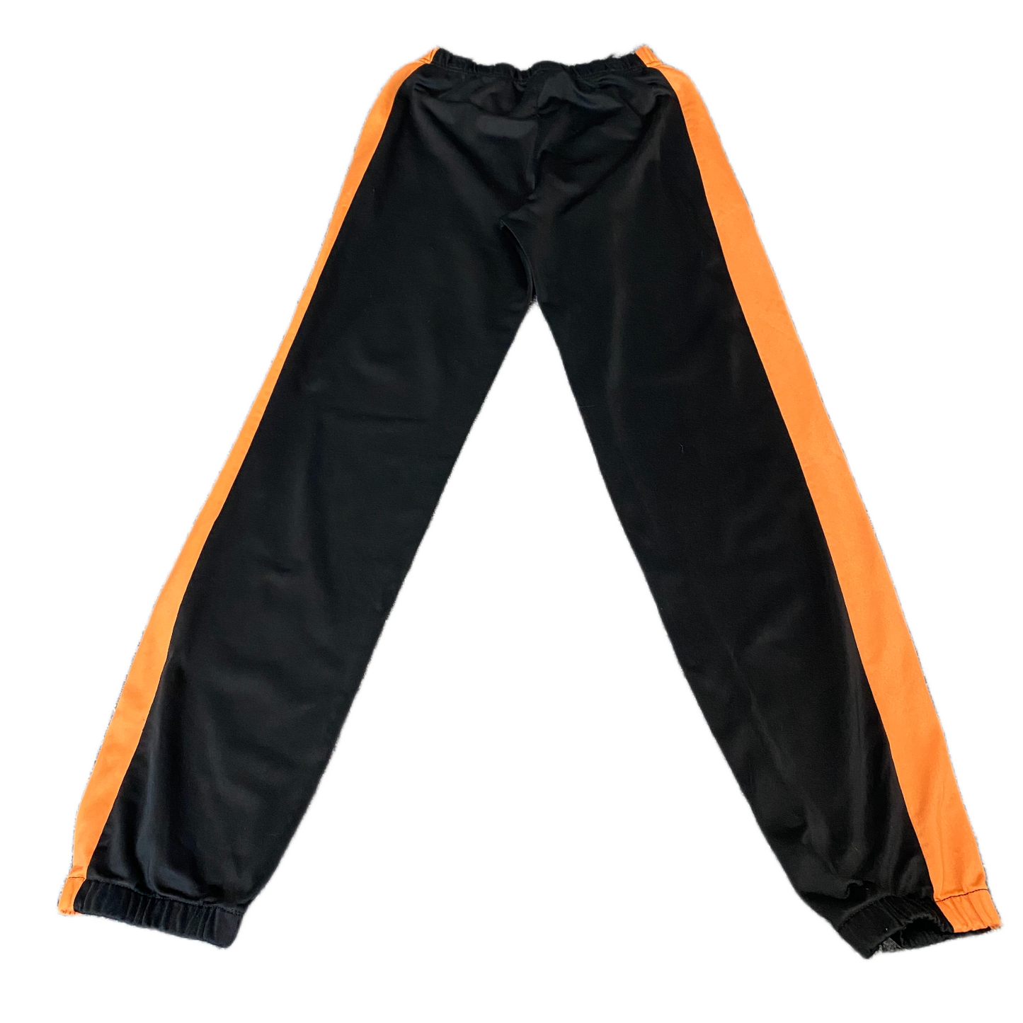 Greatest 18 Joggers Fits as Womens 23" Waist Black Orange Drawstring Trousers