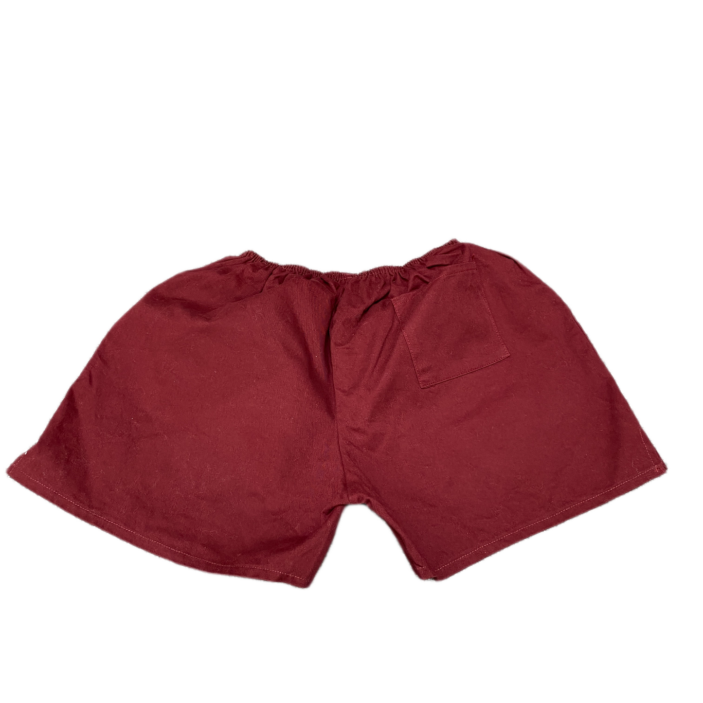 Running Shorts Womens 2XL 35" Waist Maroon Comfortable Elastic Waist Pull On