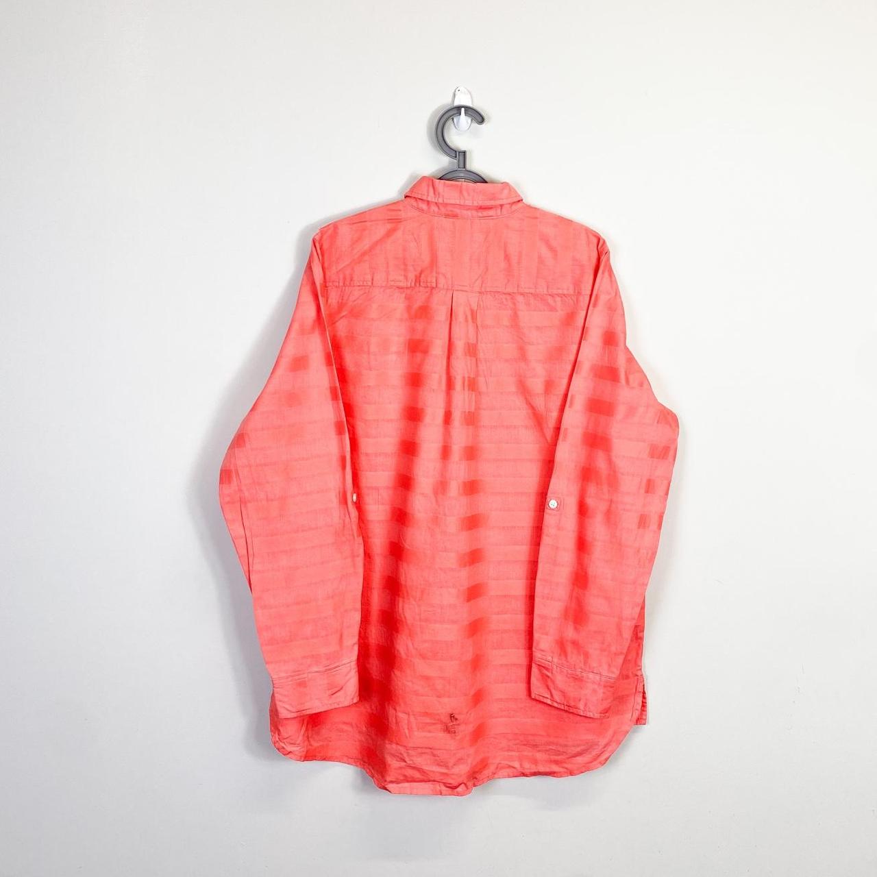 Tommy Hilfiger Shirt Mens XL Pink Collared Button Down Boyfriend Fit