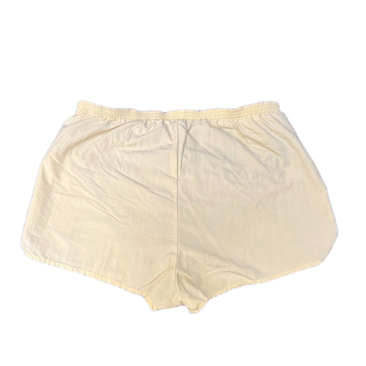 Nike Running Sprinter Shorts Womens S 29" Waist Yellow Elastic Waist Dolphin Hem