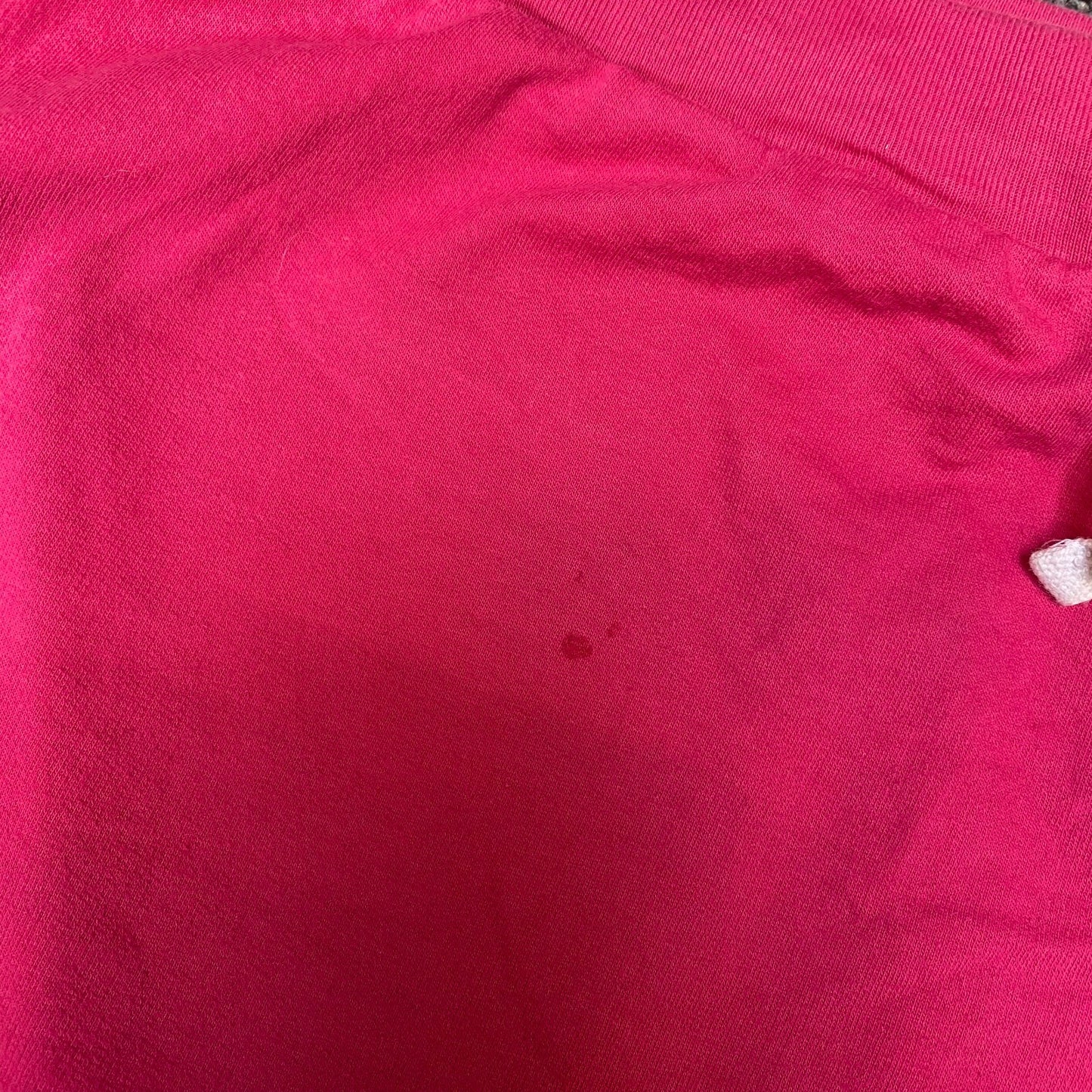 Running Sprinter Shorts Womens Large Pink Athletic Drawstring Waist Dolphin Hem