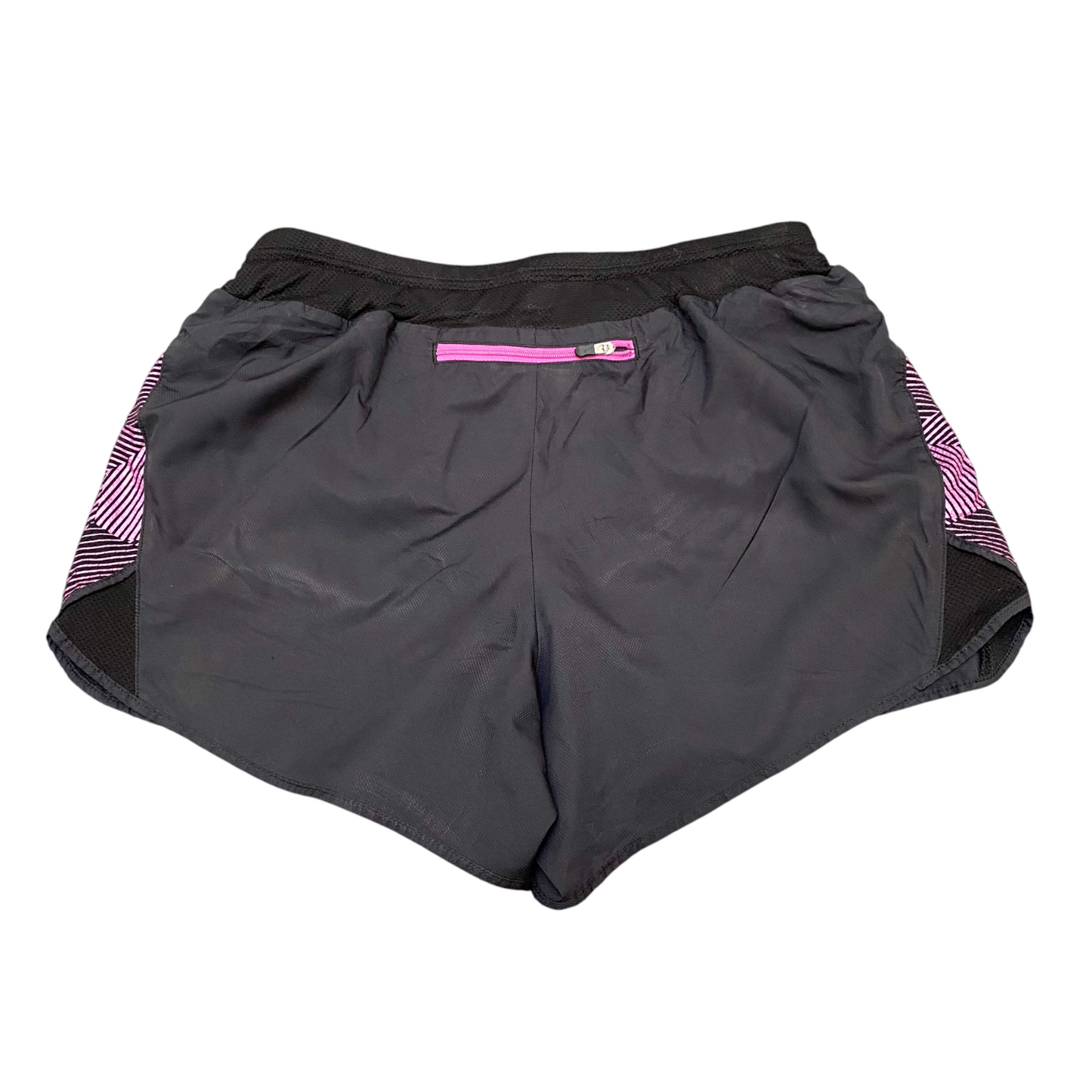 Running Sprinter Shorts Womens Medium Black Pink Lightweight Gym Athletic Fit