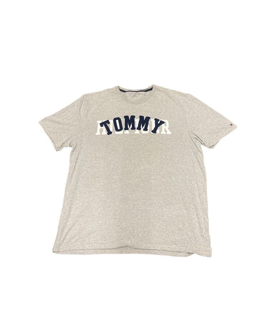 Tommy Hilfiger T-Shirt Grey Mens XXL Chest Logo