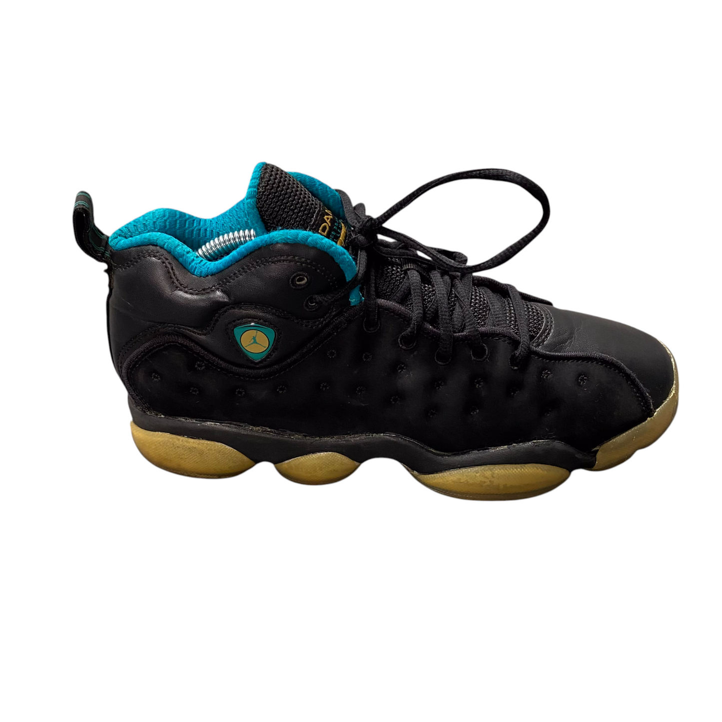 Air Jordan Jumpman Team Pro II Youth Trainers 7.5 Black Athletic Logo 874749-003