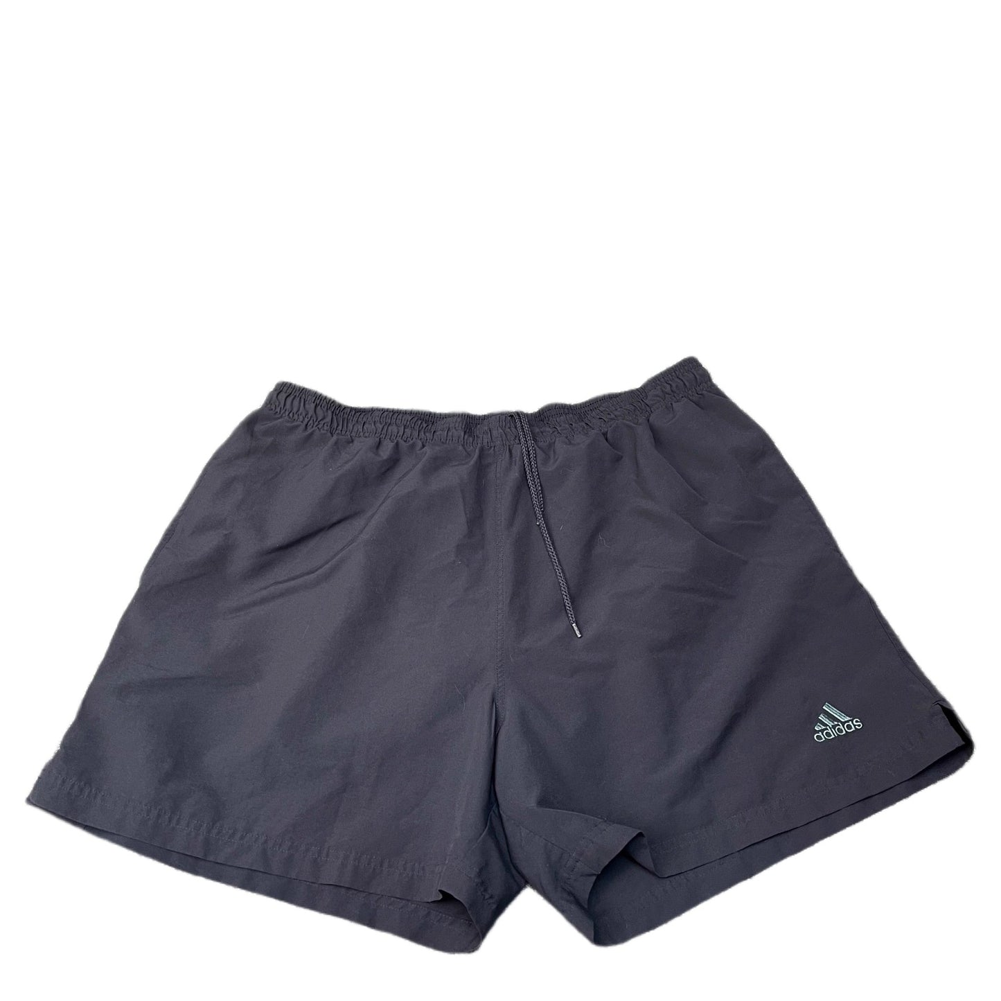 Adidas Athletic Shorts Mens XL 35" Waist Black Lined Running Workout Drawstring
