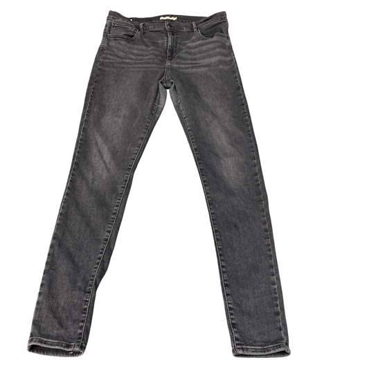 Levi's Jeans Mens 32" Waist Black High Waisted 720 High Rise Super Skinny Leg