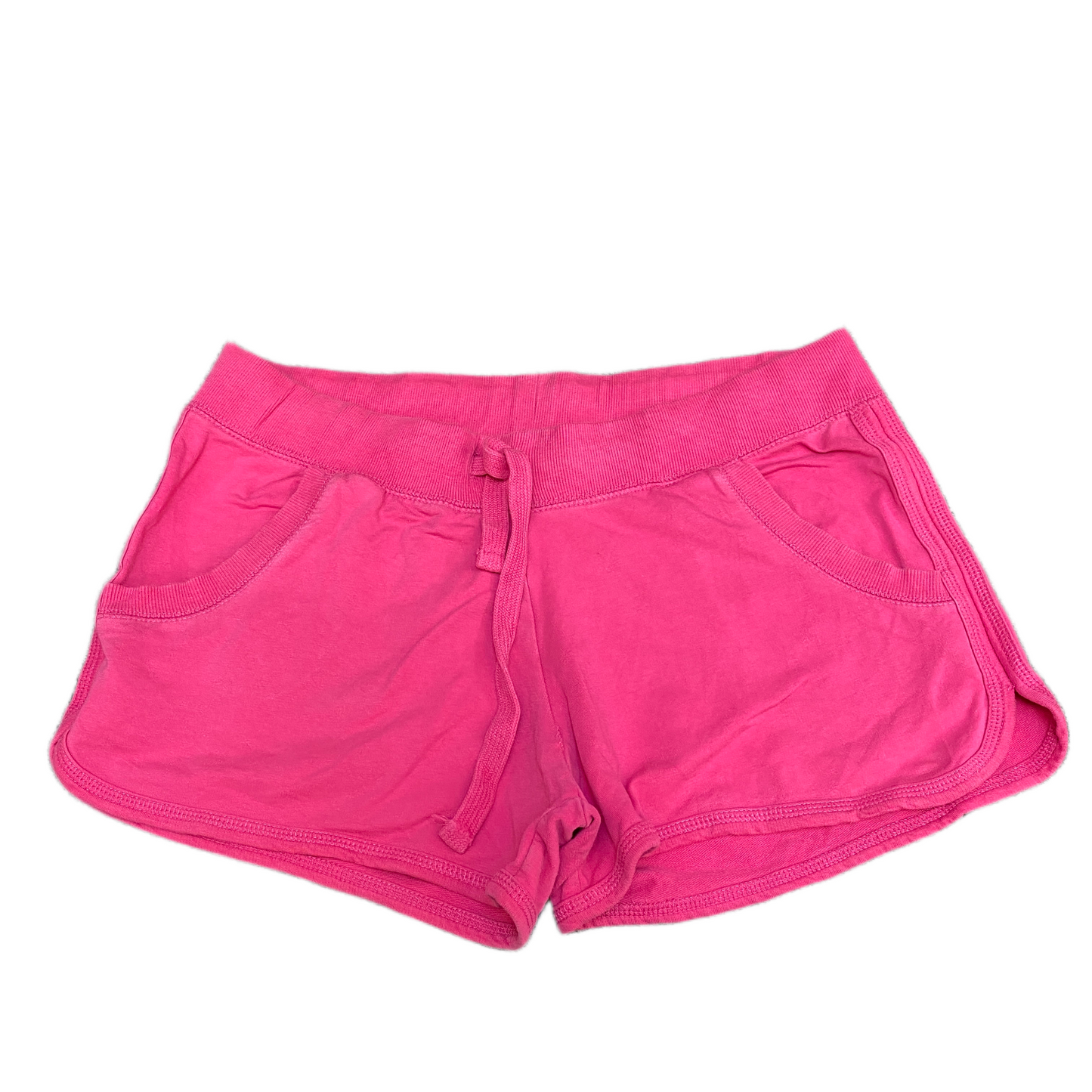 Running Sprinter Shorts Womens M 32" Waist Pink Athletic Gym Workout Drawstring