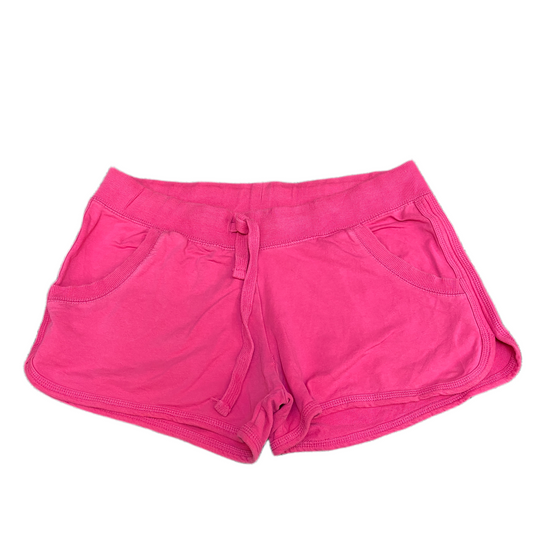 Running Sprinter Shorts Womens M 32" Waist Pink Athletic Gym Workout Drawstring
