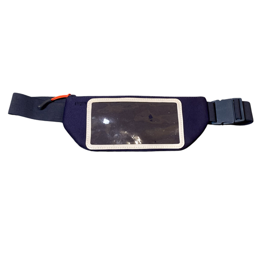 Unisex Sports Outdoor Fanny Pack Bum Bag Mobile Pocket Blue Zipper Adjustable