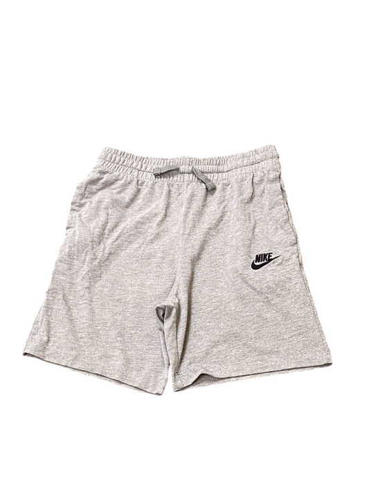 Nike Shorts Womens Large Gray Standard Fit Spellout Logo Comfort Elastic Waist