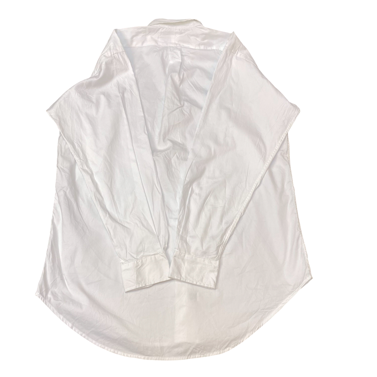 Ralph Lauren Formal Shirt Mens L White Yarmouth Long Sleeve Logo Button Down