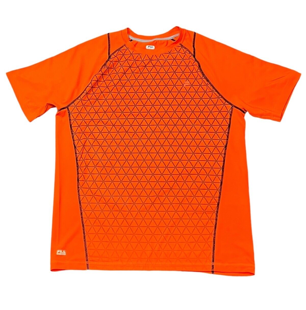 Fila T-Shirt Orange Men’s M Logo