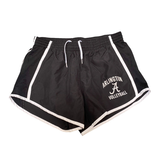 Augusta Sportswear Sprinter Shorts Womens Small Black Arlington Volleyball