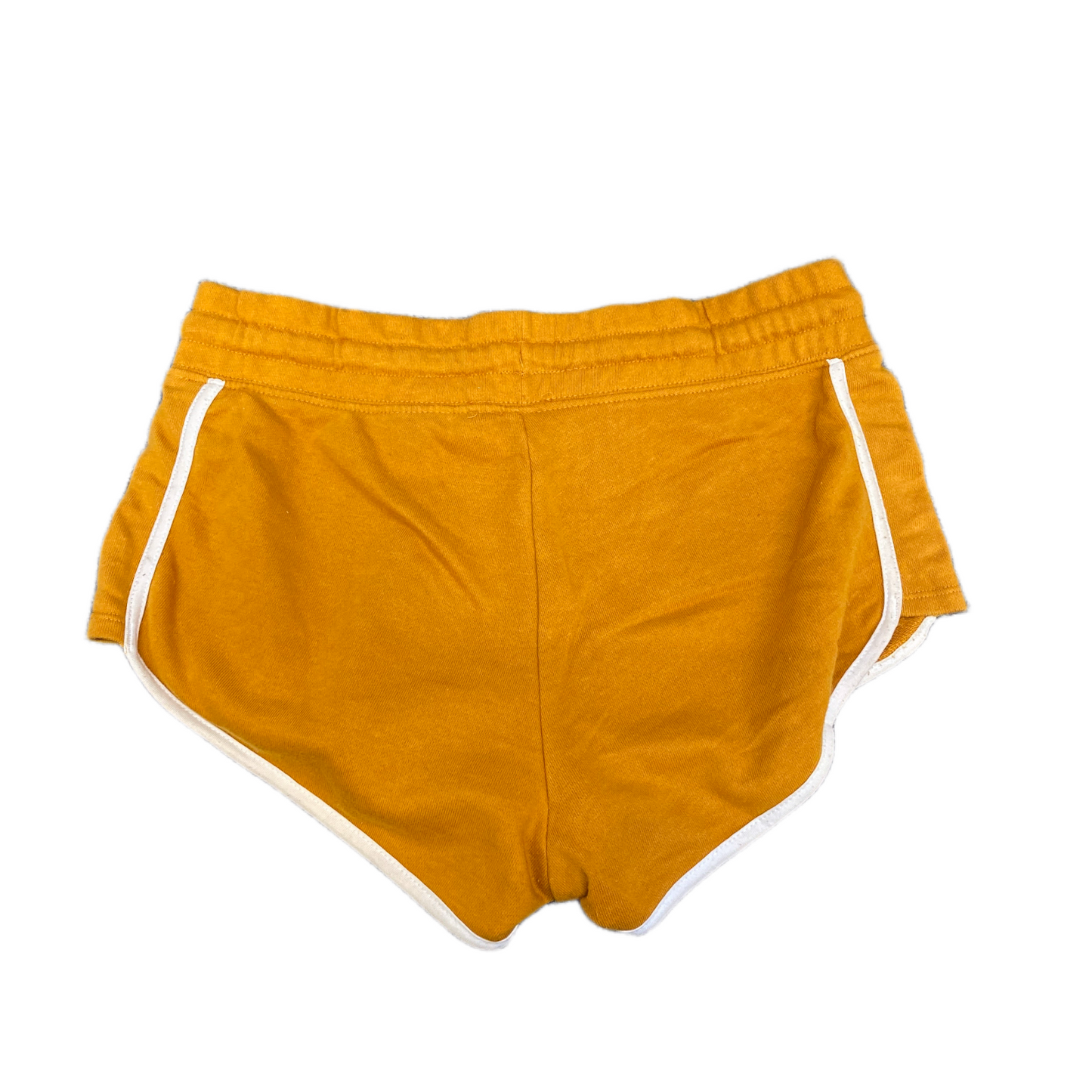 Running Sprinter Shorts Womens M 28" Waist Orange Athletic Workout Dolphin Hem