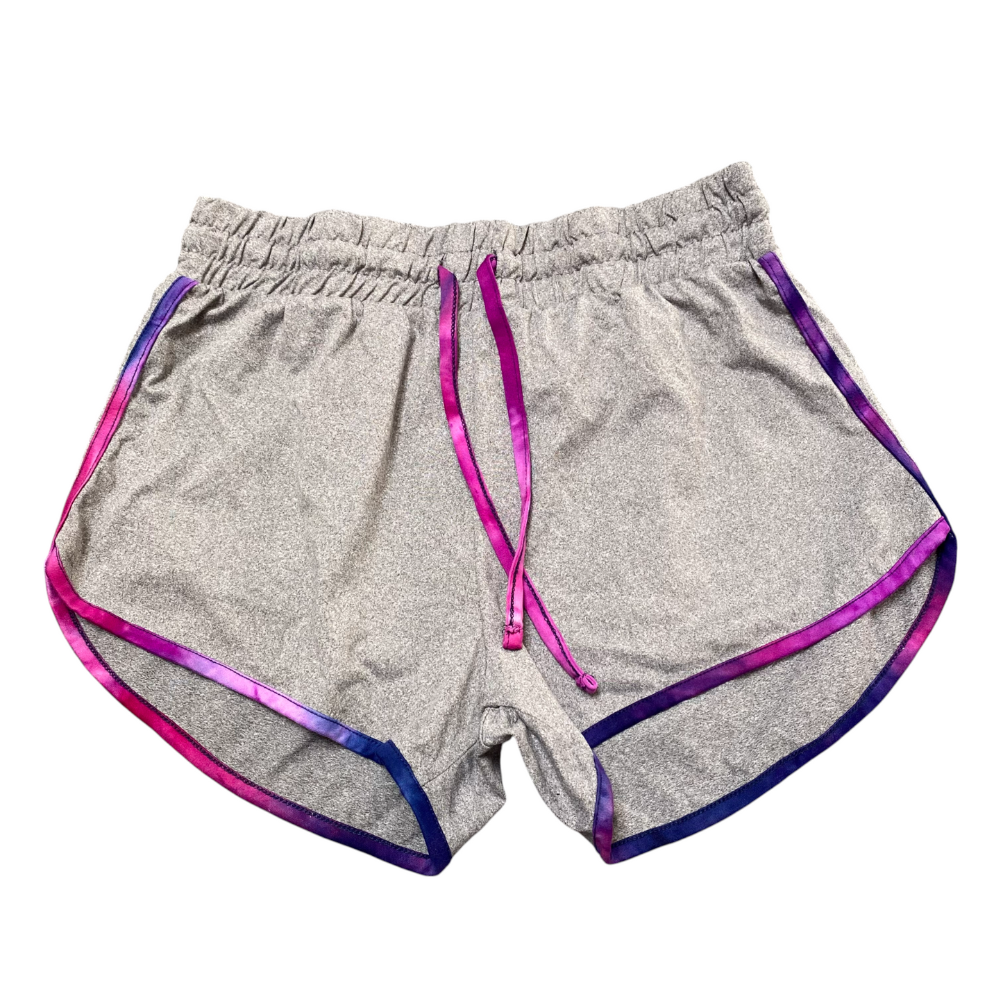 Rue21 Sprinter Running Shorts L Grey Heather Elastic Waist Drawstring Athletic