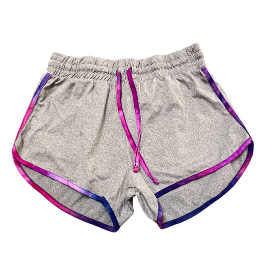 Rue21 Sprinter Running Shorts L Grey Heather Elastic Waist Drawstring Athletic