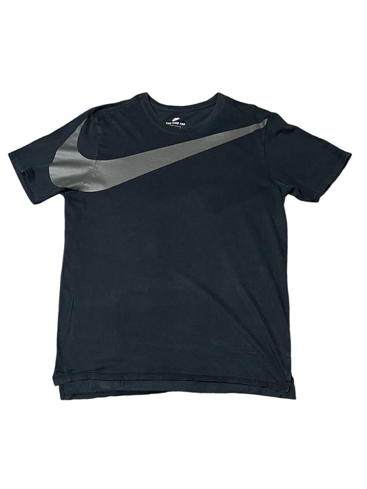 Nike T-Shirt Black Mens M Chest Logo