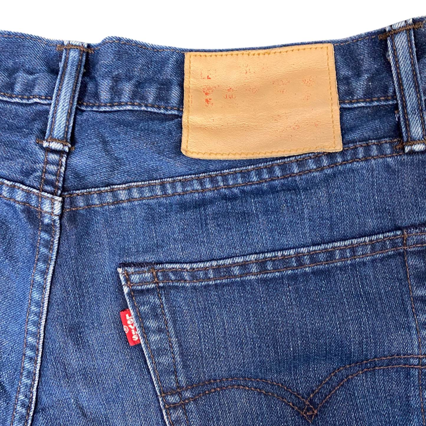 Levi's Jeans Mens M Blue Denim Red Tab Streetwear Grunge Festival Straight Leg