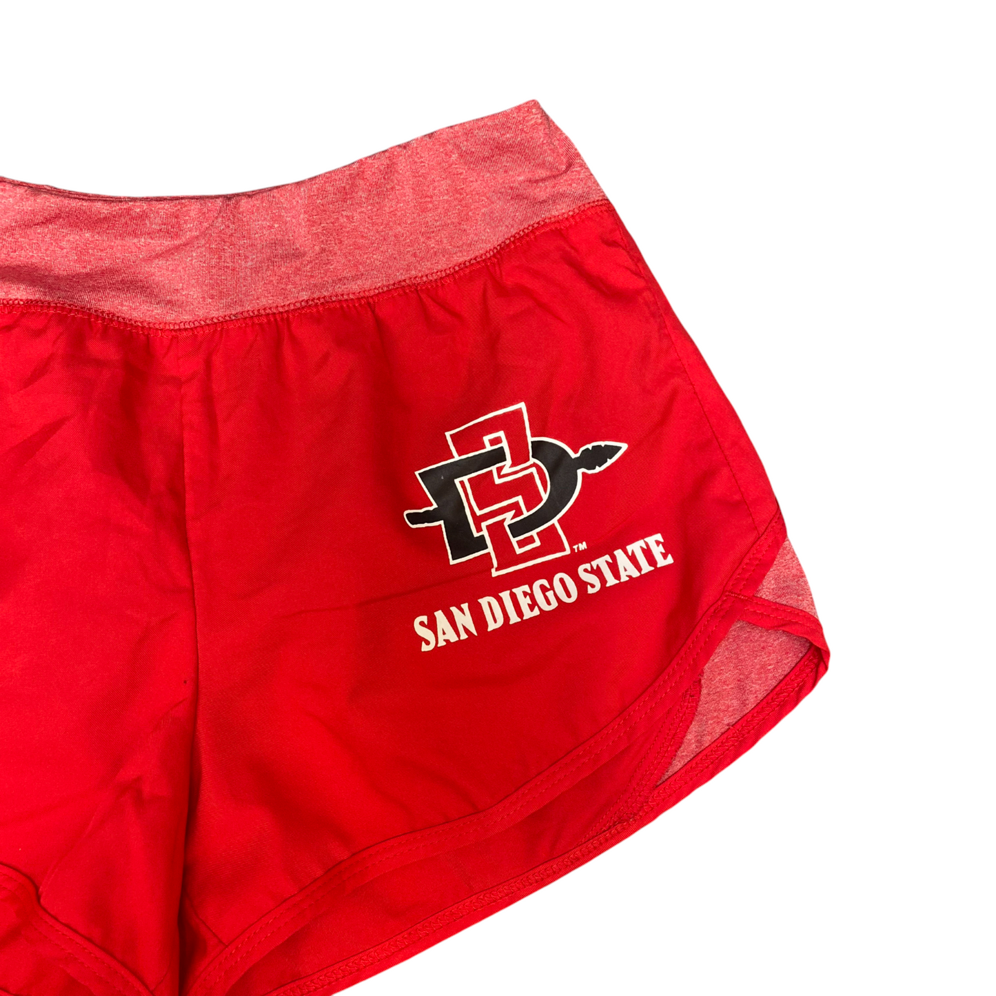 Vive La Fete San Diego State Aztecs Running Shorts Girls Small Red High Waisted