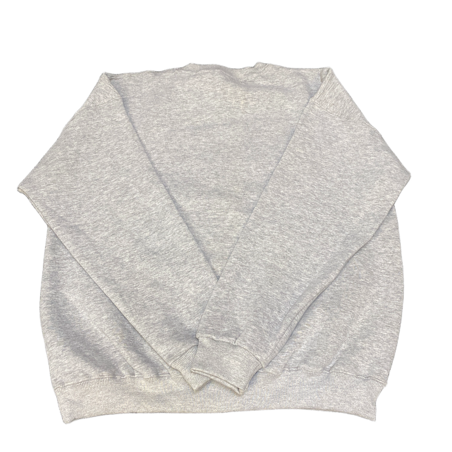 Nike Reworked Sweatshirt Mens Large Grey Embroidered Spellout Logo Vintage Y2K