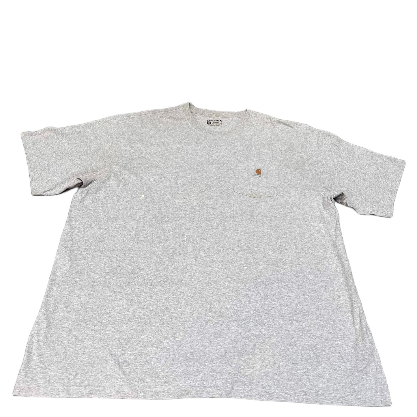 Carhartt Pocket T-Shirt Mens XL Tall Grey Loose Fit Short Sleeve Workwear Tee