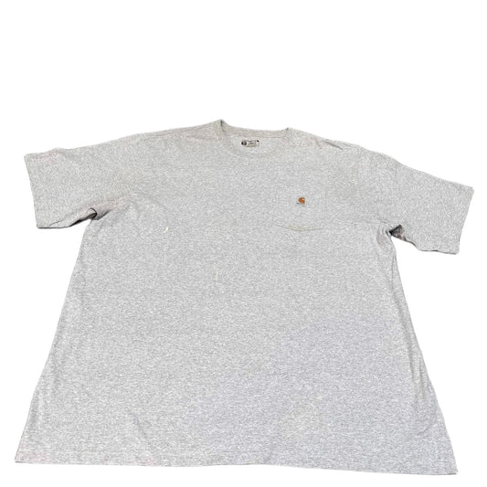 Carhartt Pocket T-Shirt Mens XL Tall Grey Loose Fit Short Sleeve Workwear Tee