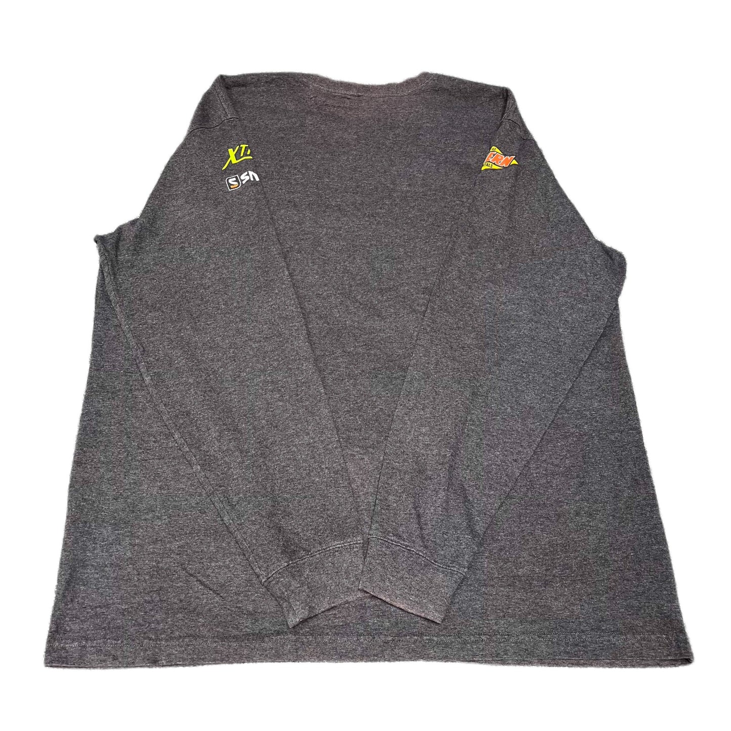 Carhartt Pocket T-Shirt Mens XL Dark Grey Original Fit Long Sleeve Workwear Tee