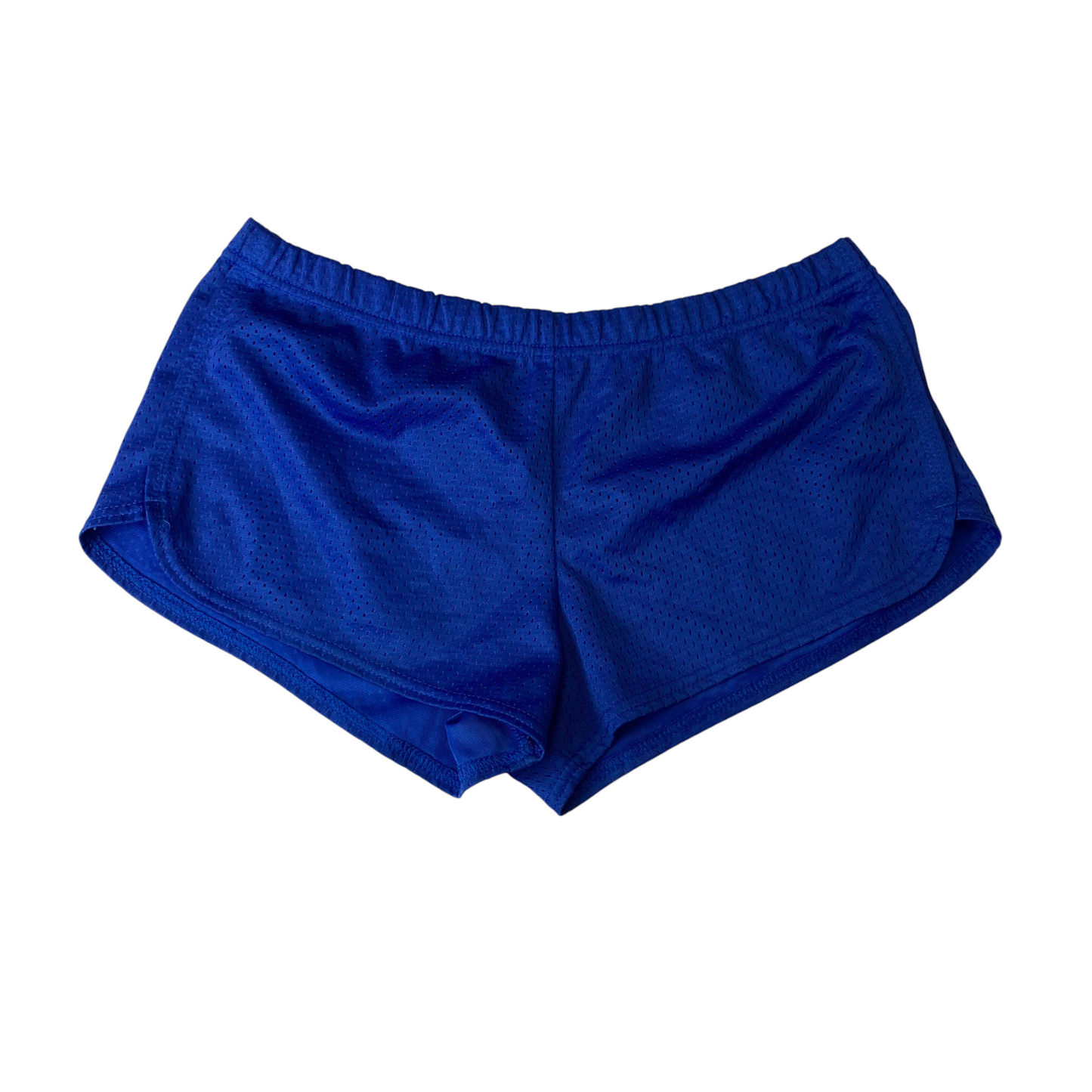 Soffe Sprinter Shorts Womens M Blue Tiny Cheerleading Running Outdoor Comfort