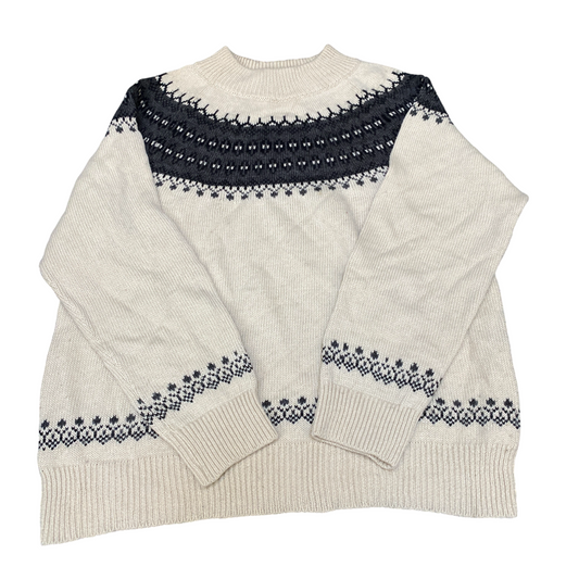 SFIDE Jumper Womens Medium Colorful Fair Isle Nordic Wool Long Sleeve Pullover