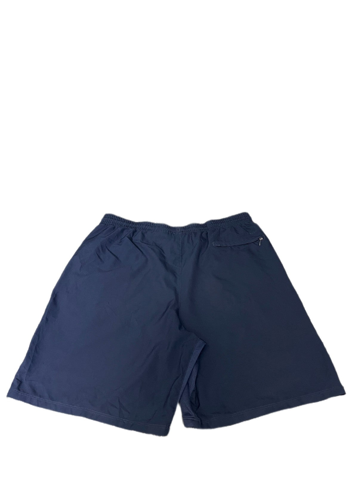 Nike Athletic Running Shorts Fits as Mens XL 35" Waist Navy Mesh Panels Pull On