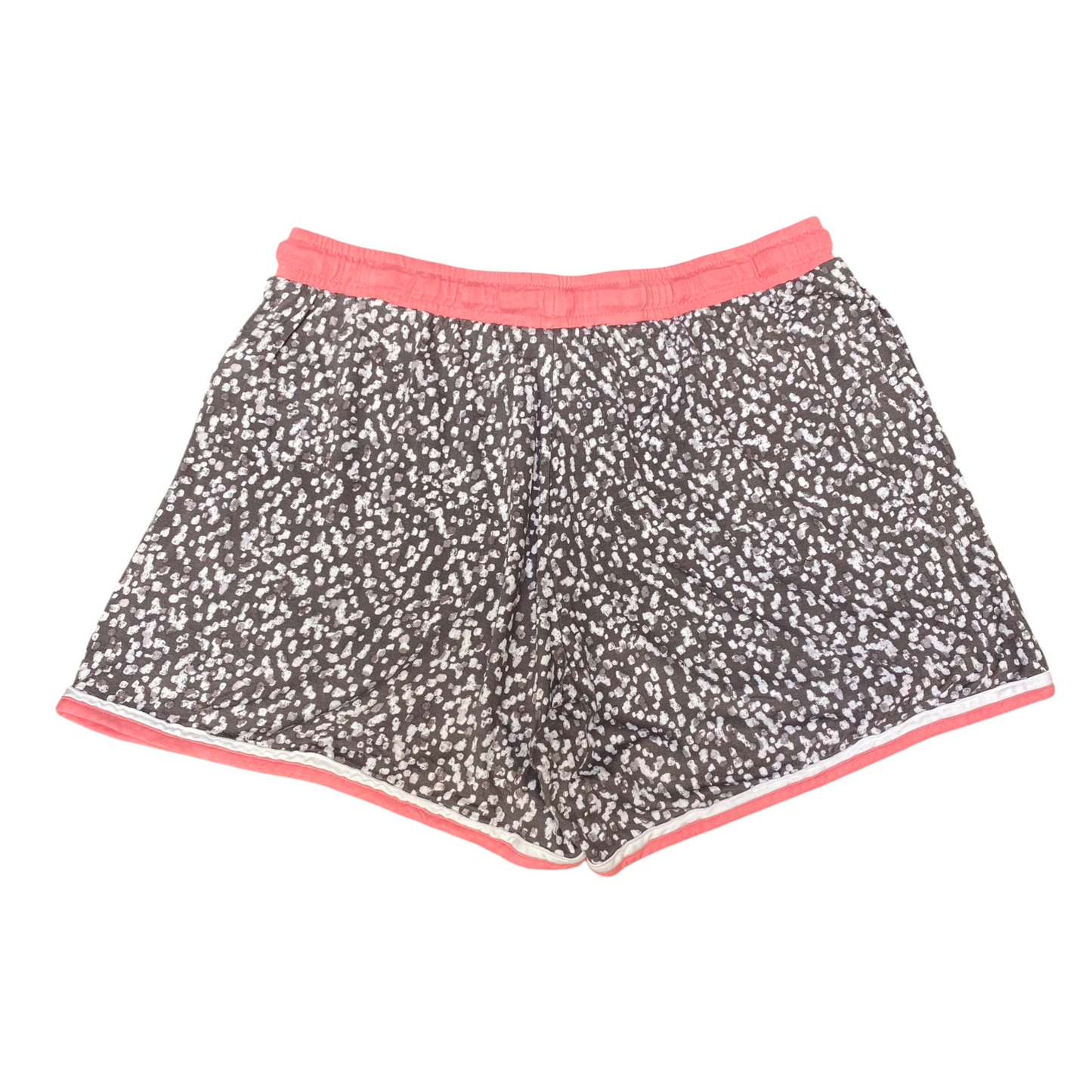 Pajama Shorts Womens Medium Multicoloured Cheetah Print Drawstring Elastic Waist