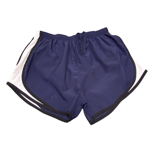 SportTek Sprinter Running Shorts Womens L Blue Elastic Waist Drawstring Athletic