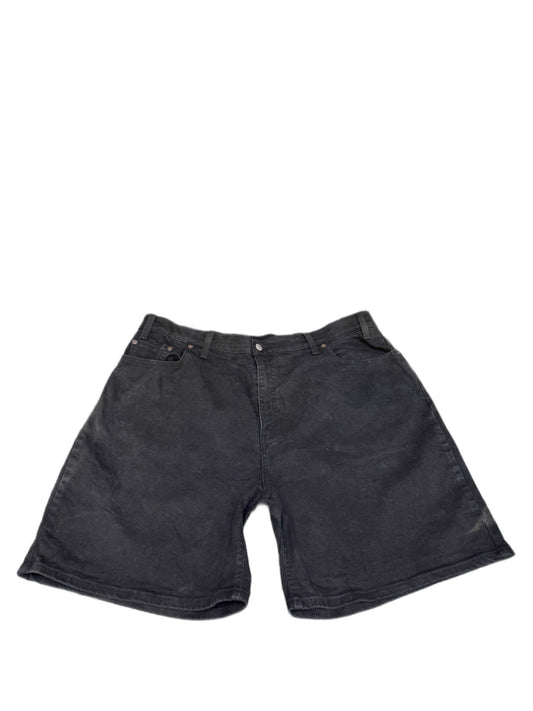 Levi's Jean Shorts Fits as Womens 2XL 41" Waist Black Denim Red Tab 5-Pockets