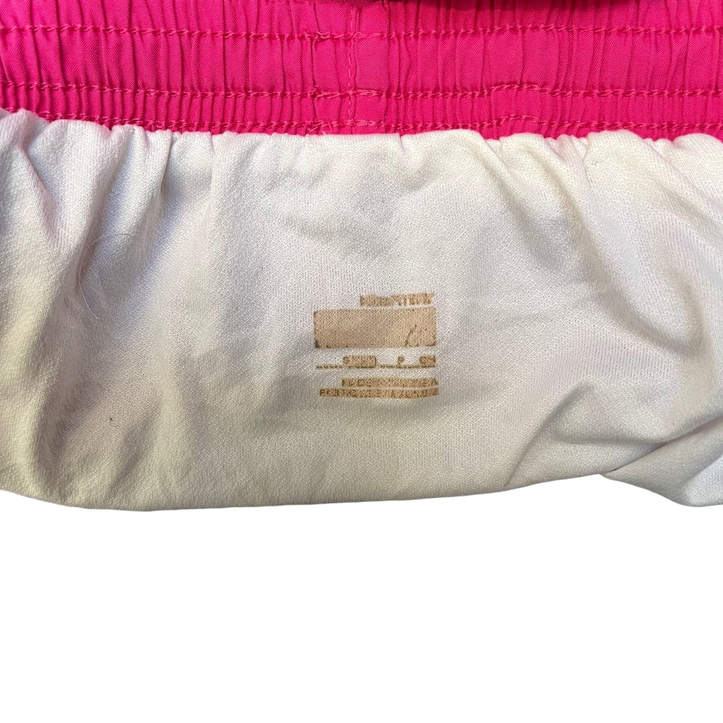 Nike Running Sprinter Shorts Womens Small 28" Waist Pink Mesh Panels Dolphin Hem