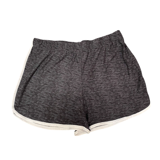 Running Sprinter Shorts Womens Medium Grey Athletic Fit Gym Workout Dolphin Hem